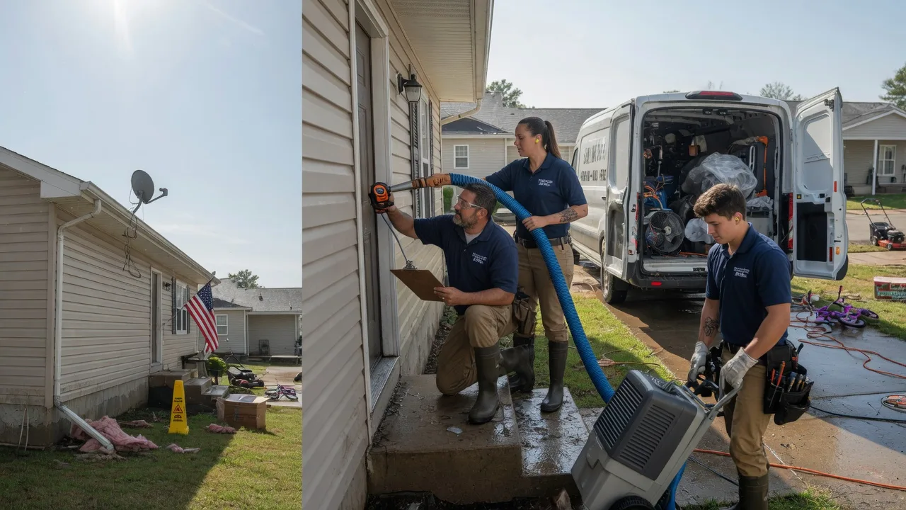 Ceiling Water Damage Restoration in Gaastra, MI near me